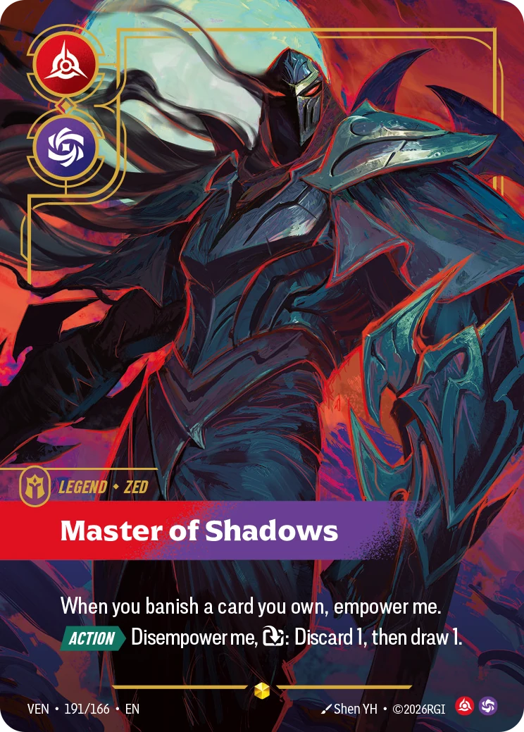 Zed - Master of Shadows (Overnumbered) (Vendetta #191)